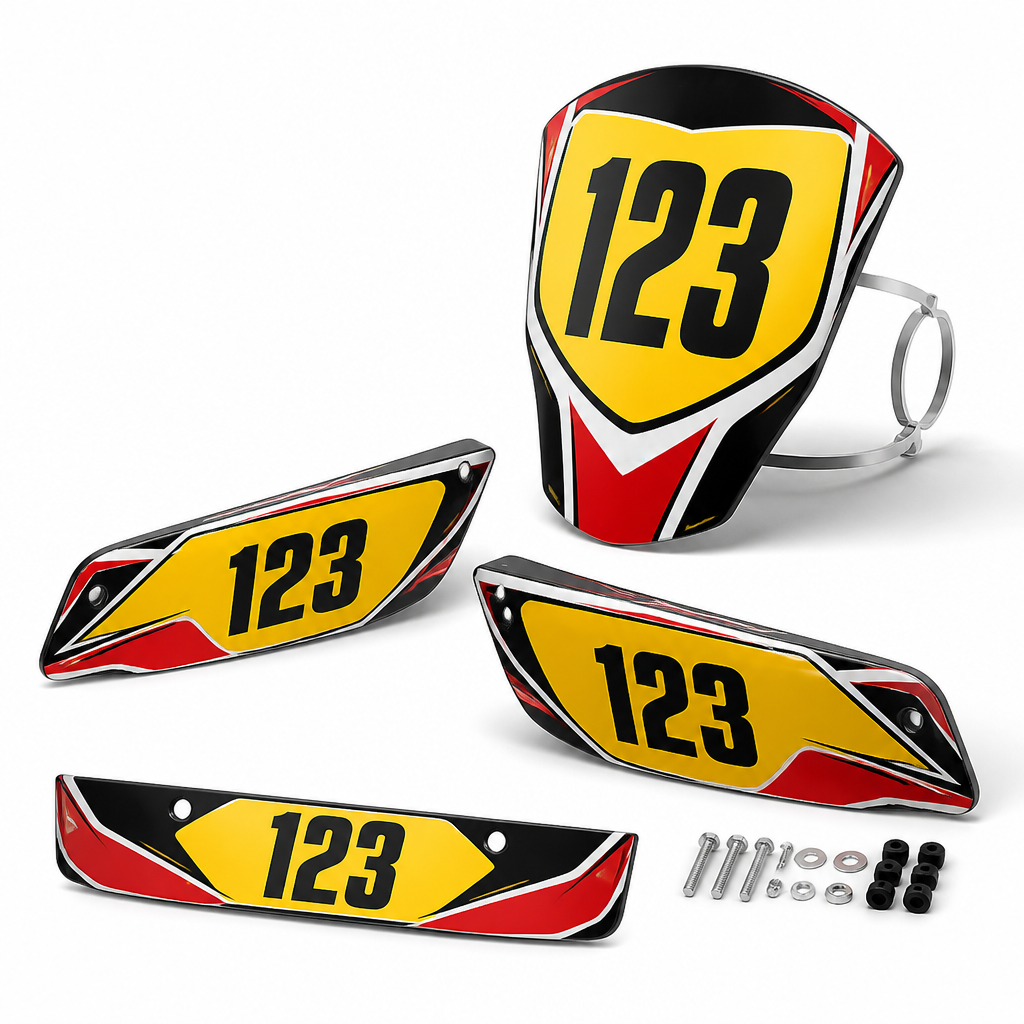 Premium Kart Number Plate Kit