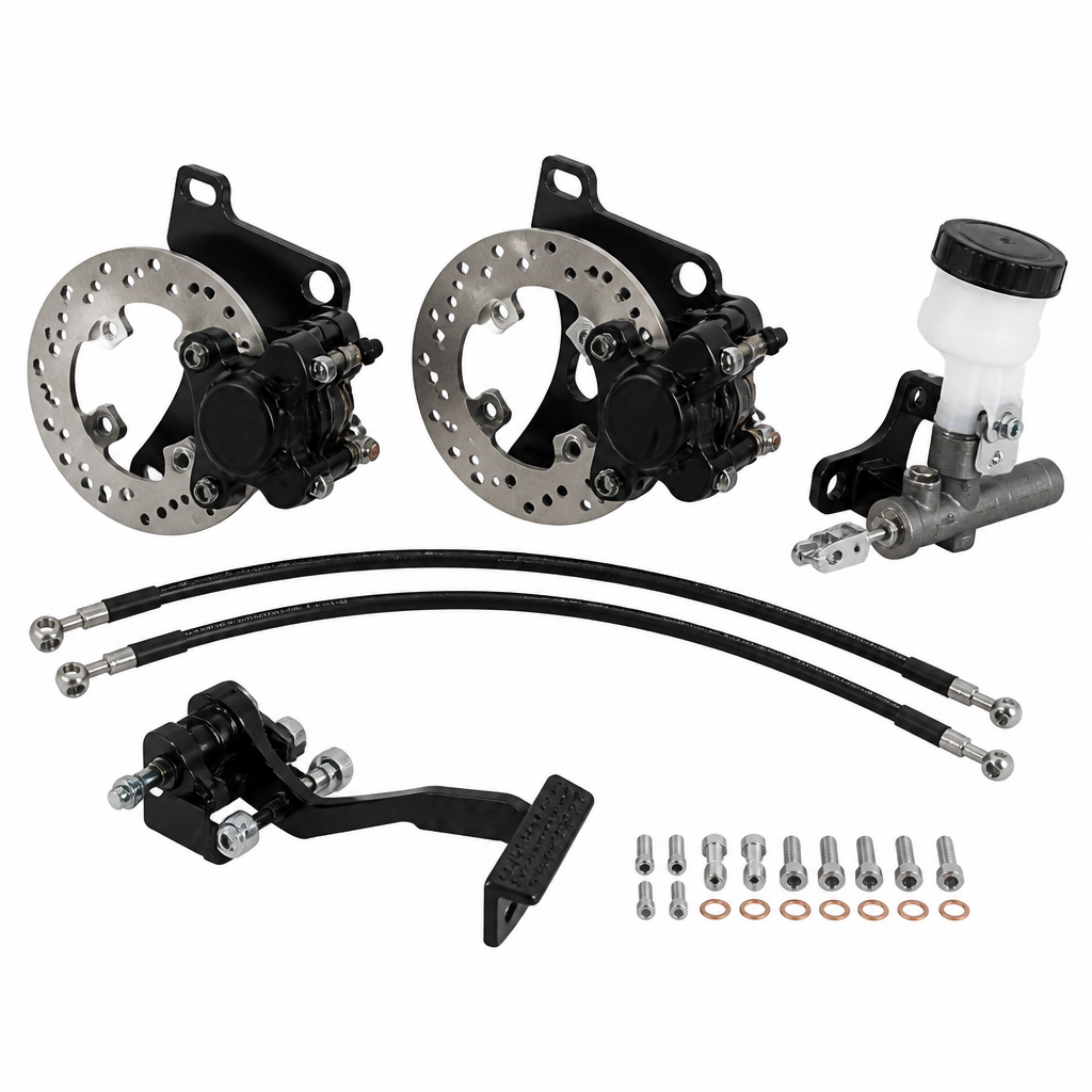Complete Hydraulic Kart Brake Set